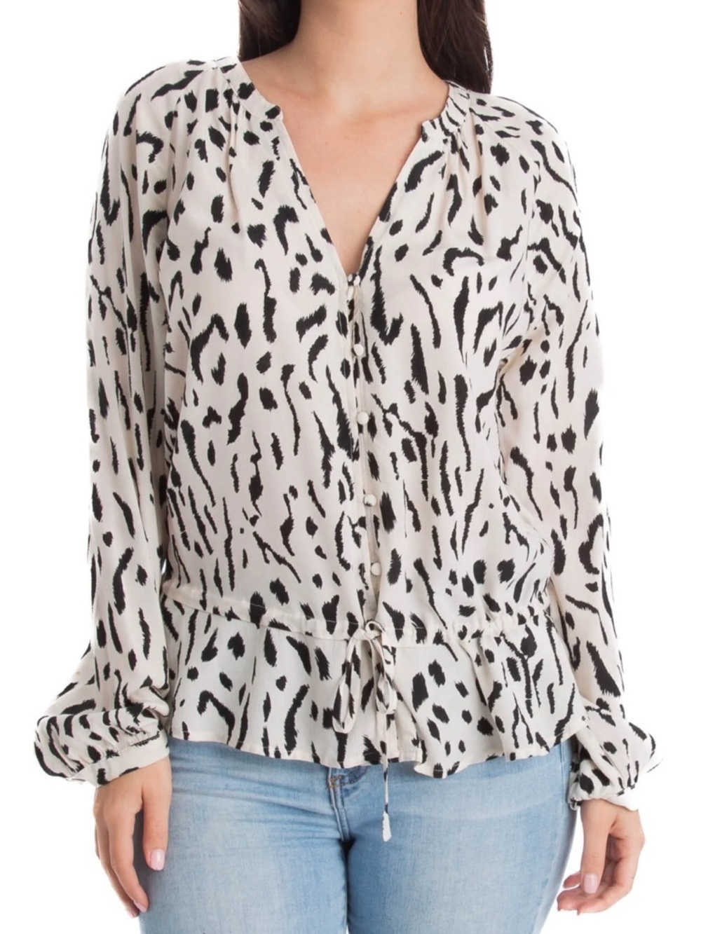 Rails Marti Cheetah Print Blouse